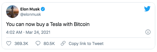 Agora você pode comprar um Tesla com Bitcoin 1 Agora você pode comprar um Tesla com Bitcoin