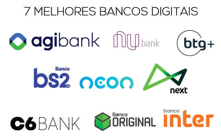 7 Melhores Bancos Digitais