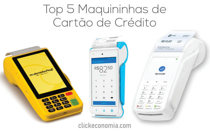 maquininhas de cartão de crédito
