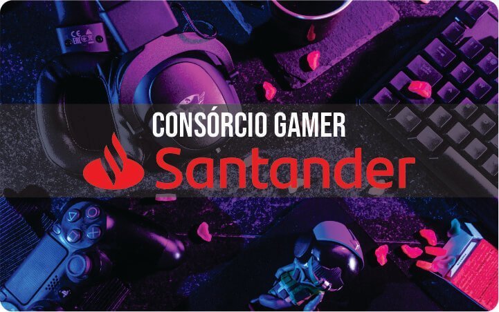 Consórcio de computadores e consoles Santander