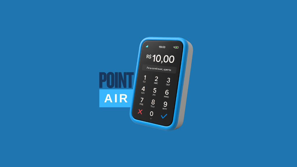 Point Air Nova maquininha do Mercado Pago